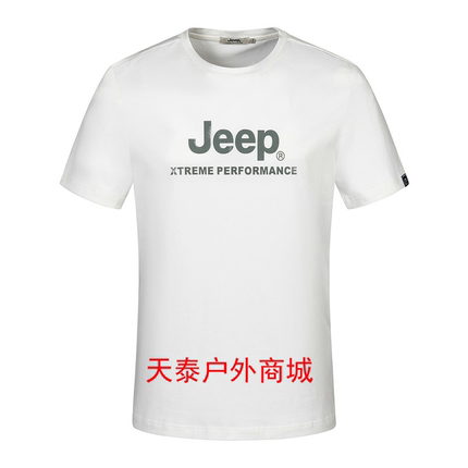 2022春夏jeep吉普男士短袖T恤衫户外休闲运动t恤纯棉J222194523