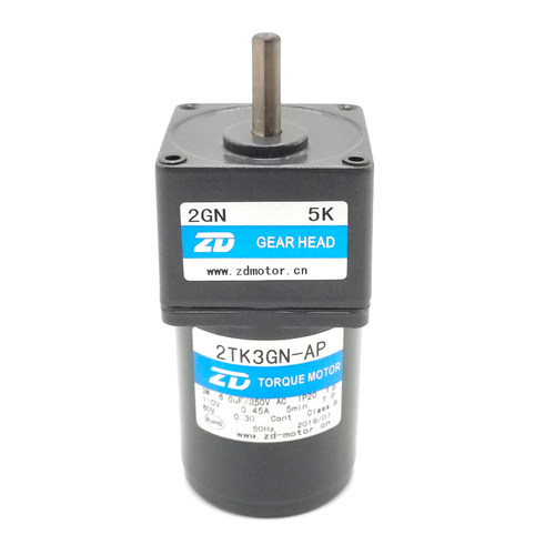2TK3GN-CP-2GN10K 3W堵转电机中大力矩电机收卷收料专用堵转马达