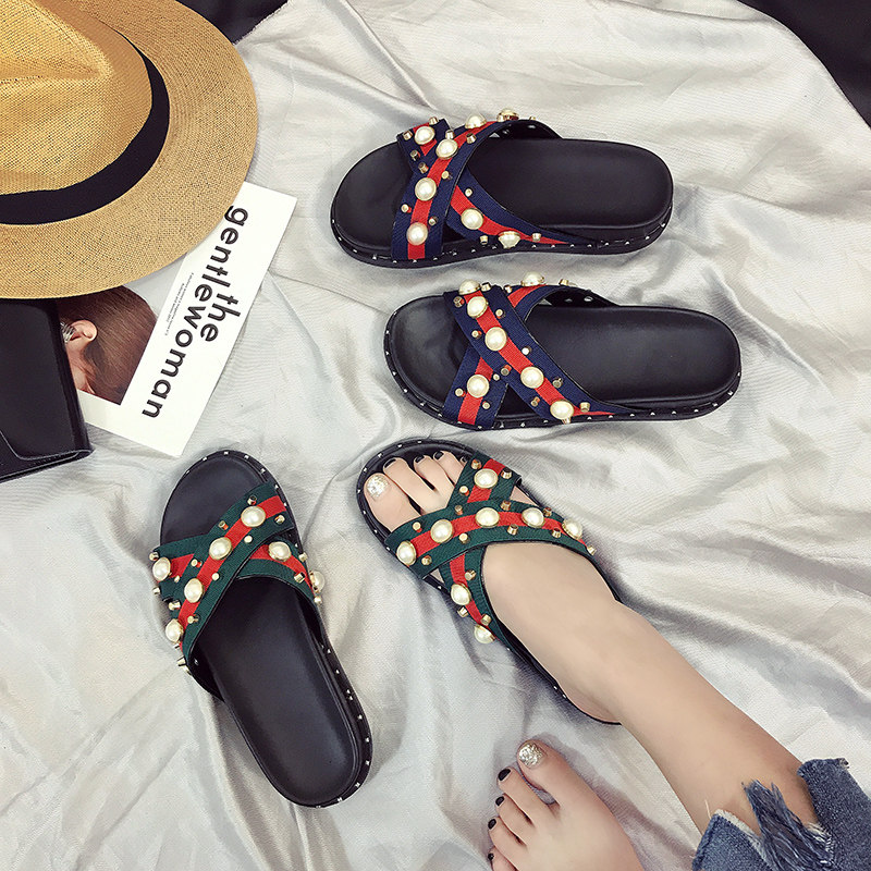 Sandales femme en tissu - Ref 2671969 Image 1