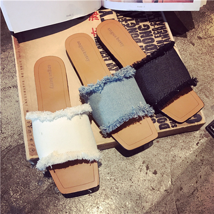 Sandales femme en tissu - Ref 2671980 Image 4