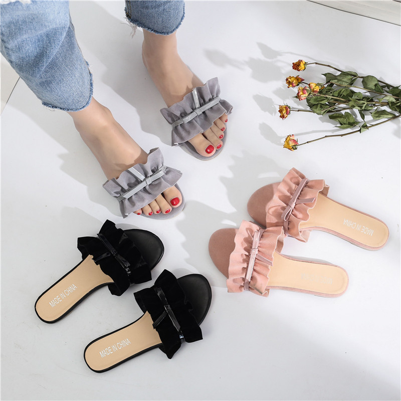 Sandales femme en suede - Ref 2671959 Image 4