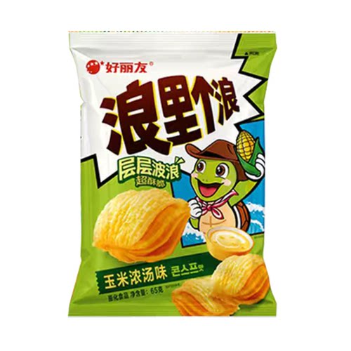 好丽友浪里个浪多口味65g膨化