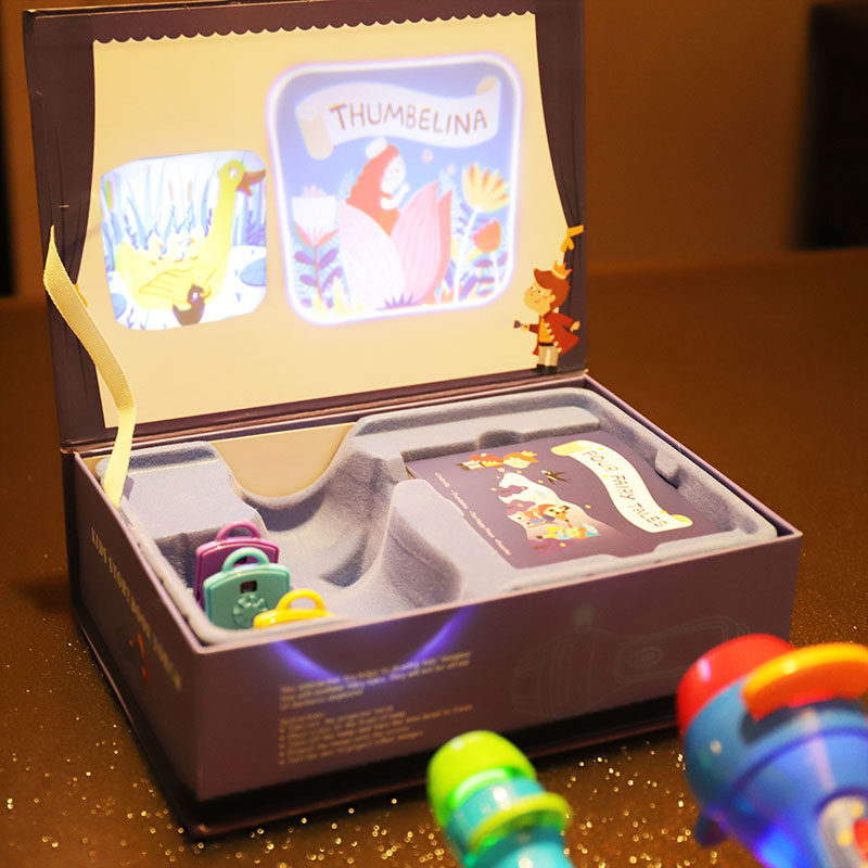 Mideer ミル 子供向け ミニ スモール シアター おとぎ話 ストーリー プロジェクター 光るおもちゃ 赤ちゃん 照明 懐中電灯 中国仕入れ Com