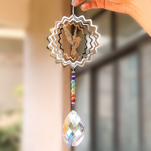 跨境热销亚马逊创意3d旋转风铃曼