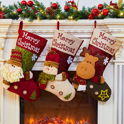 礼物袋圣诞袜子心怡居礼物袋