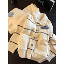 可外穿 保暖家居服套装 韩系甜美可爱酷猫半边绒睡衣女秋冬季 新款