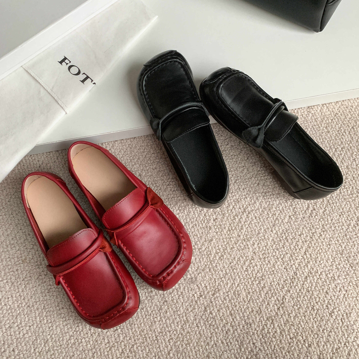 圆圆妈2026浅口单鞋真皮休闲妈妈工作好走路平软底不累脚乐福鞋女,女鞋,健步鞋,淘宝优惠券,粉丝福利购,淘宝优惠卷