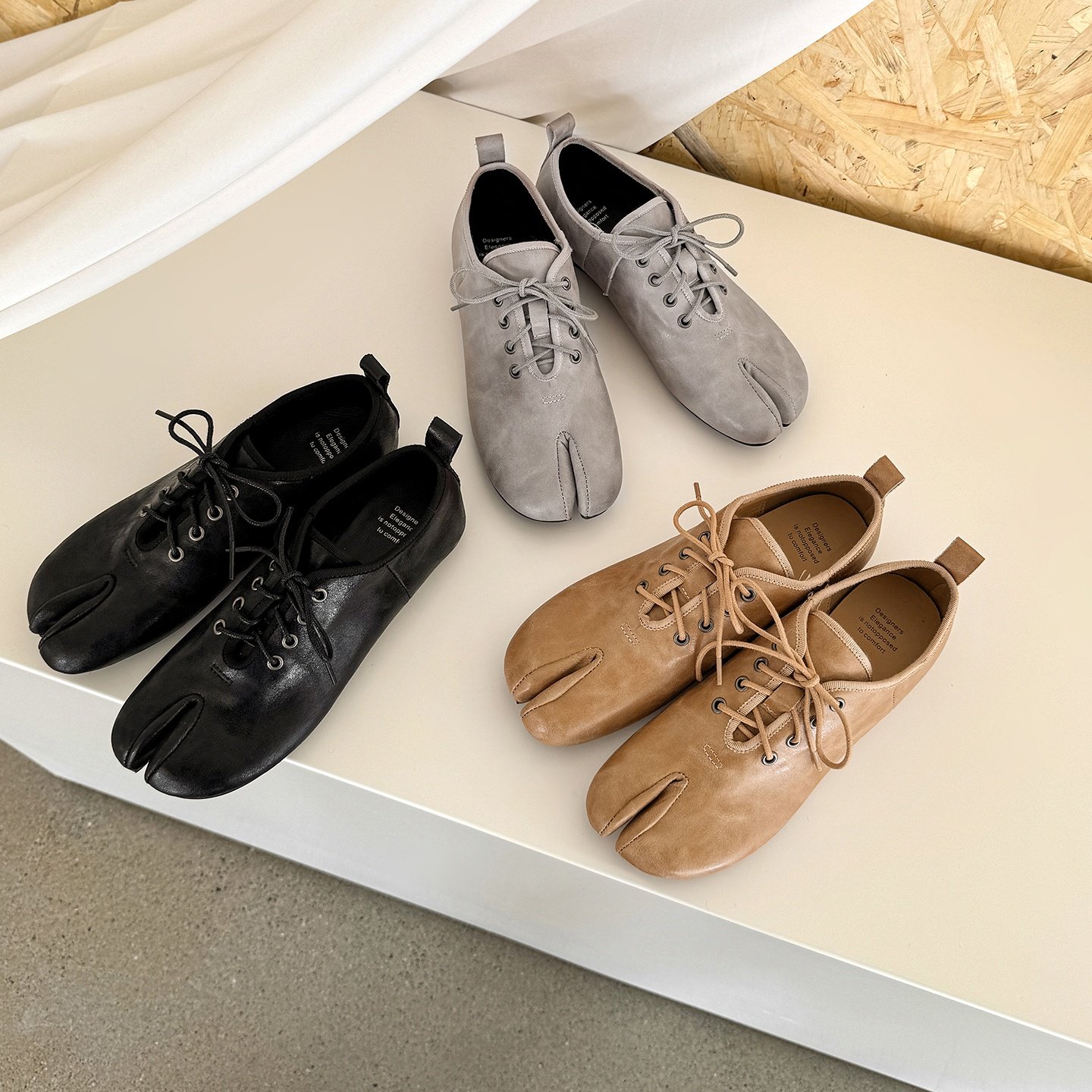 圆圆妈2026春季新款小众设计分趾平底鞋系带简约休闲百搭深口单鞋,女鞋,深口单鞋,淘宝优惠券,粉丝福利购,淘宝优惠卷