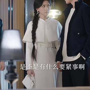 原版短剧婚夜燃尽林秋奈孟瑜同款连衣裙新中式披肩裙子女衣服潮