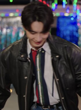 原版突然的喜欢陈星旭高海明同款皮衣外套春秋夹克上衣裤子男衣服