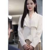 外套修身 原版 西装 拥抱张晋宜许薇同款 西服上衣女衣服潮 短剧刺猬