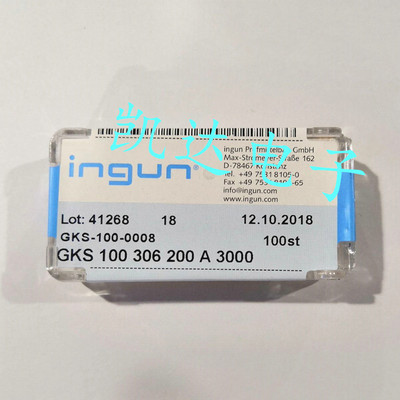 INGUN探针GKS100 306 200A3000英钢1.36mm测试针九齿梅花头弹簧针