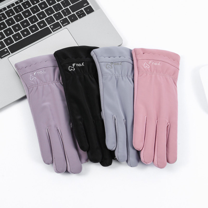手套冬季女士保暖韩版可爱触屏骑行电动车防寒加绒加厚防风棉手套