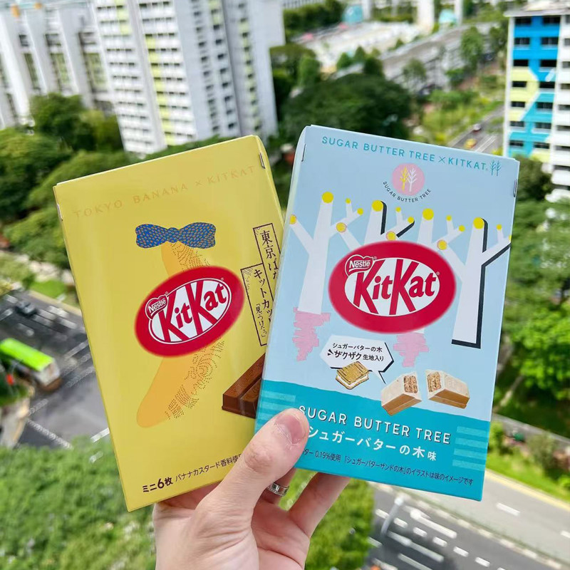 日本奇巧东京黄油树口味夹心巧克力威化香蕉雀巢KITKAT进口礼盒