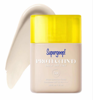 在途 海淘Supergoop新款 Protec(tint) Daily SPF50 有色防晒霜