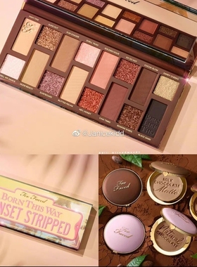 在途Too Faced2022夏季系列Born This Way Sunset Stripped眼影盘
