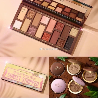 在途Too Faced2022夏季系列Born This Way Sunset Stripped眼影盘