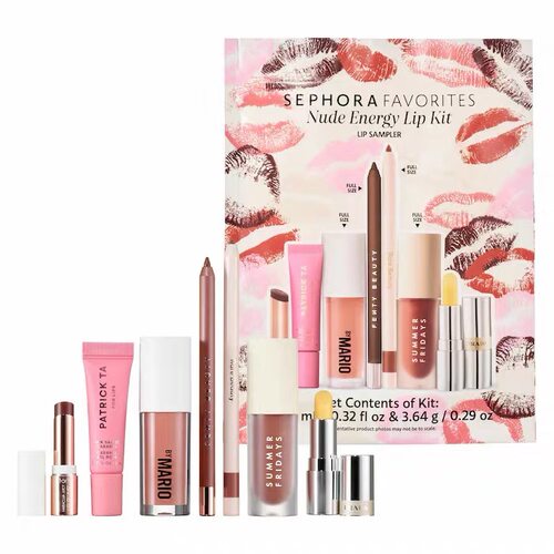 新款Sephora Favorites2026夏季Nude Energy Lip Kit唇部套装