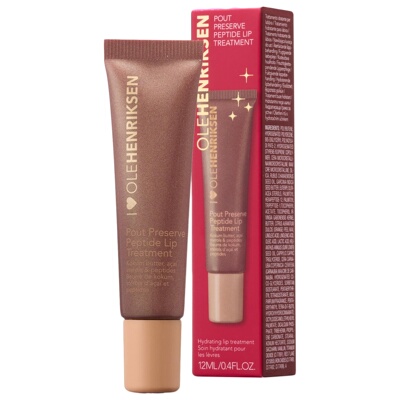 海淘 Olehenriksen新款pout perserve唇膜Cocoa Creme Glimmer