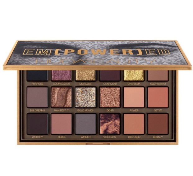 在途美代 Huda Beauty新款2022年圣诞十八色 em power ed 眼影盘