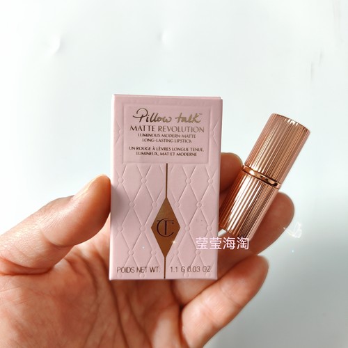 海淘 现货Charlotte Tilbury CT唇膏口红Pillow Talk Medium 1.1g