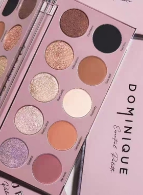 海淘 Dominique Cosmetics The Essentoal 新品十色眼影盘