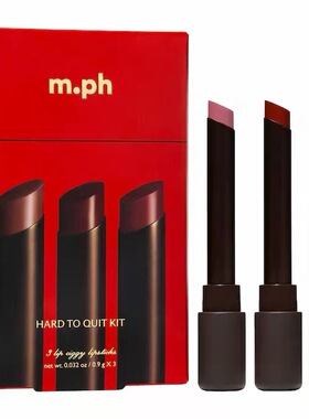 海淘 新款m.ph by Mary Phillips Lip Ciggy Sheer唇膏套装3x0.9g