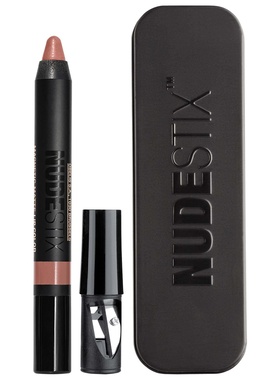 现货 海淘Nudestix/羽德诗唇线笔唇膏腮红笔 卷笔刀套装 唇颊两用