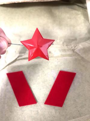 正品收藏老式65式三点红