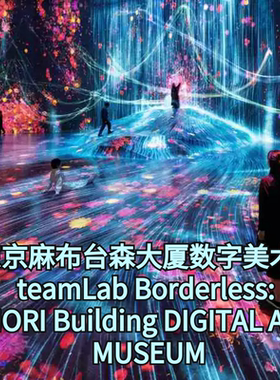 东京麻布台森大厦数字美术馆teamLab Borderless门票