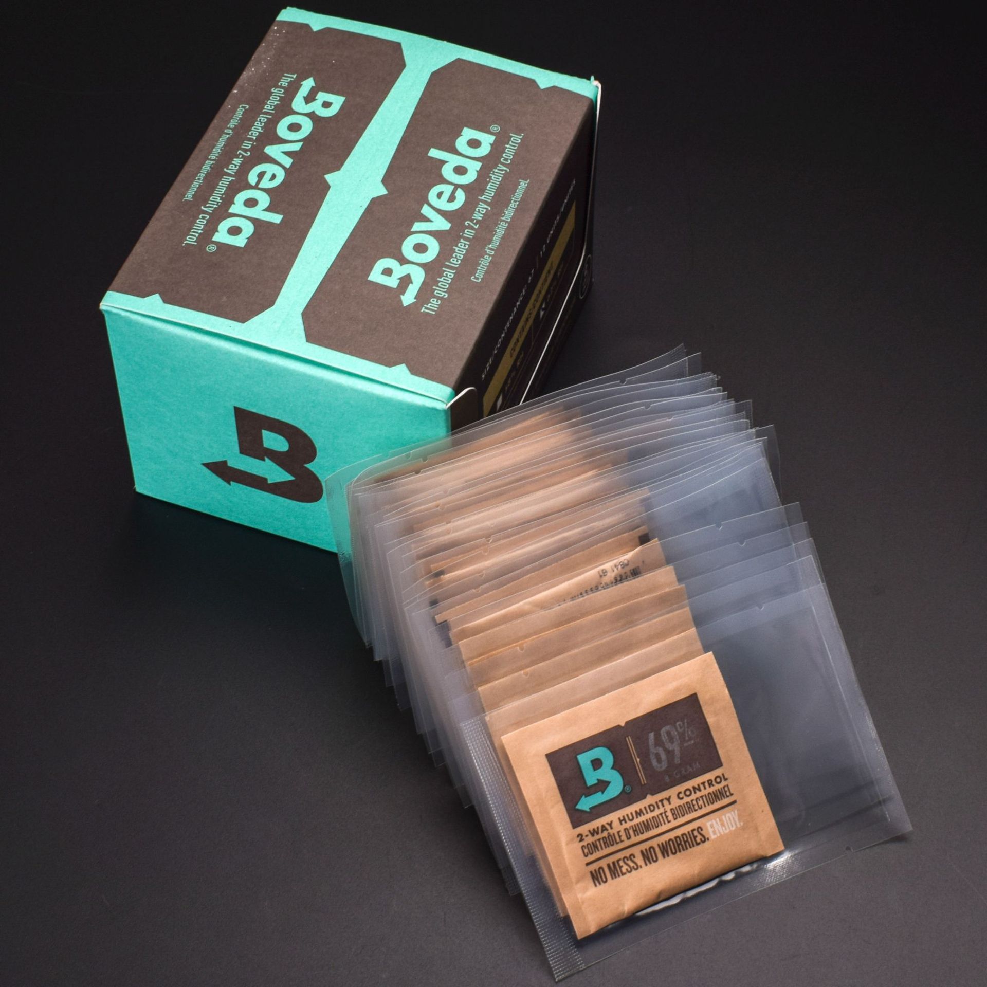 原装进口Boveda 雪茄保湿袋72 62 65 69%烟草8g保湿包