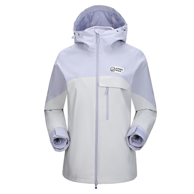 骆驼三合一撞色抓绒内胆冲锋衣