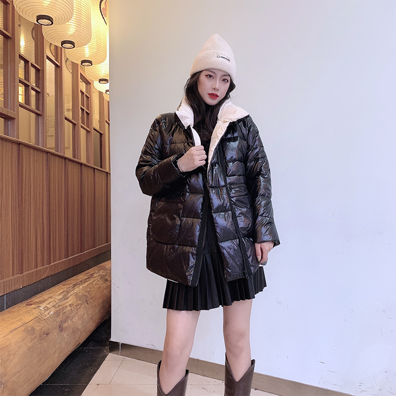 秋熠女装白鸭绒羽绒服小棉袄女短款韩版宽松百搭矮个子外套y3117