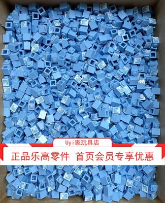 乐高LEGO 零件 1x1 基础砖 牛奶盒印刷件 天蓝色 3005 CL