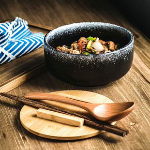 泡面碗大容量带盖的陶瓷碗微波炉加热碗蒸碗家用碗筷套装单人一套