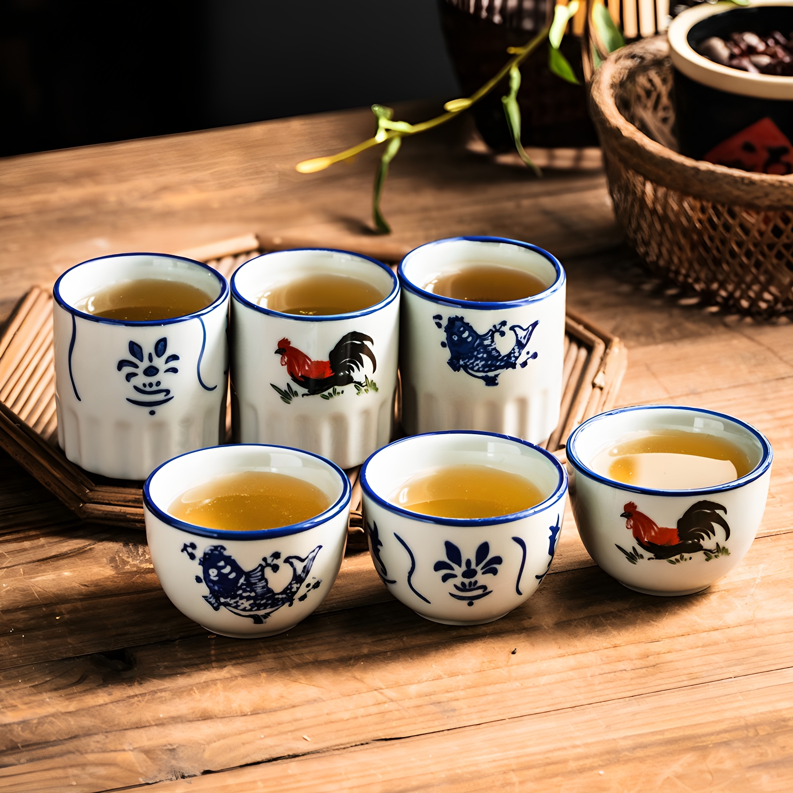 喝茶杯子水杯陶瓷主人茶杯小酒杯