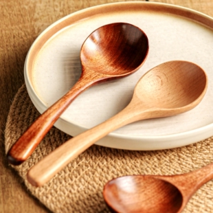 螺蛳粉专用勺子拉面勺吃饭勺日式木勺餐勺高颜值大汤勺商用嗦粉勺