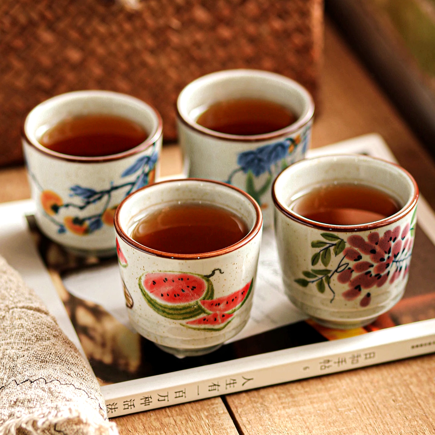 漂亮喝水杯子家用功夫茶主人杯