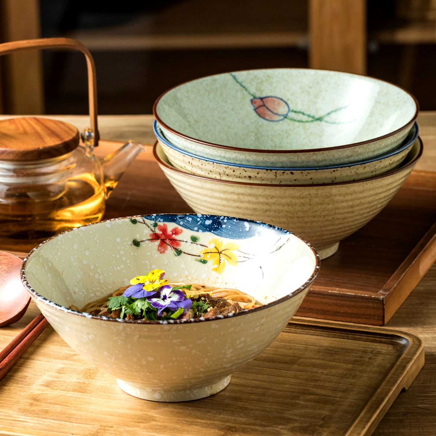 个人专用精致碗面碗家用高级感