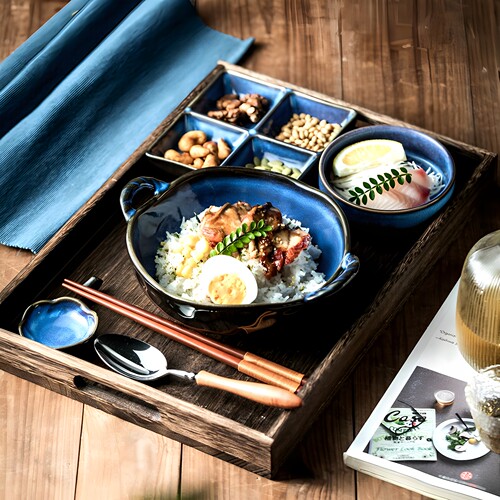 一人食仪式感餐具女生减脂餐专用