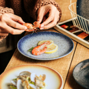 骨碟家用2025新款 碟子陶瓷小盘子6英寸精致餐盘 食品级吐骨碟日式