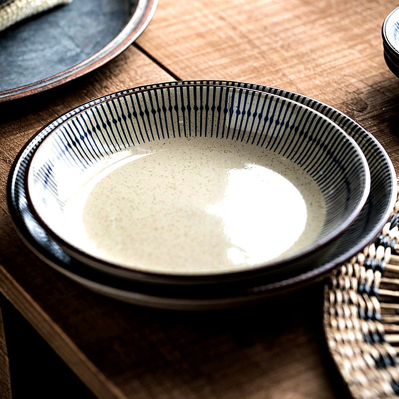 盘子菜盘家用2025新款陶瓷炒菜盘