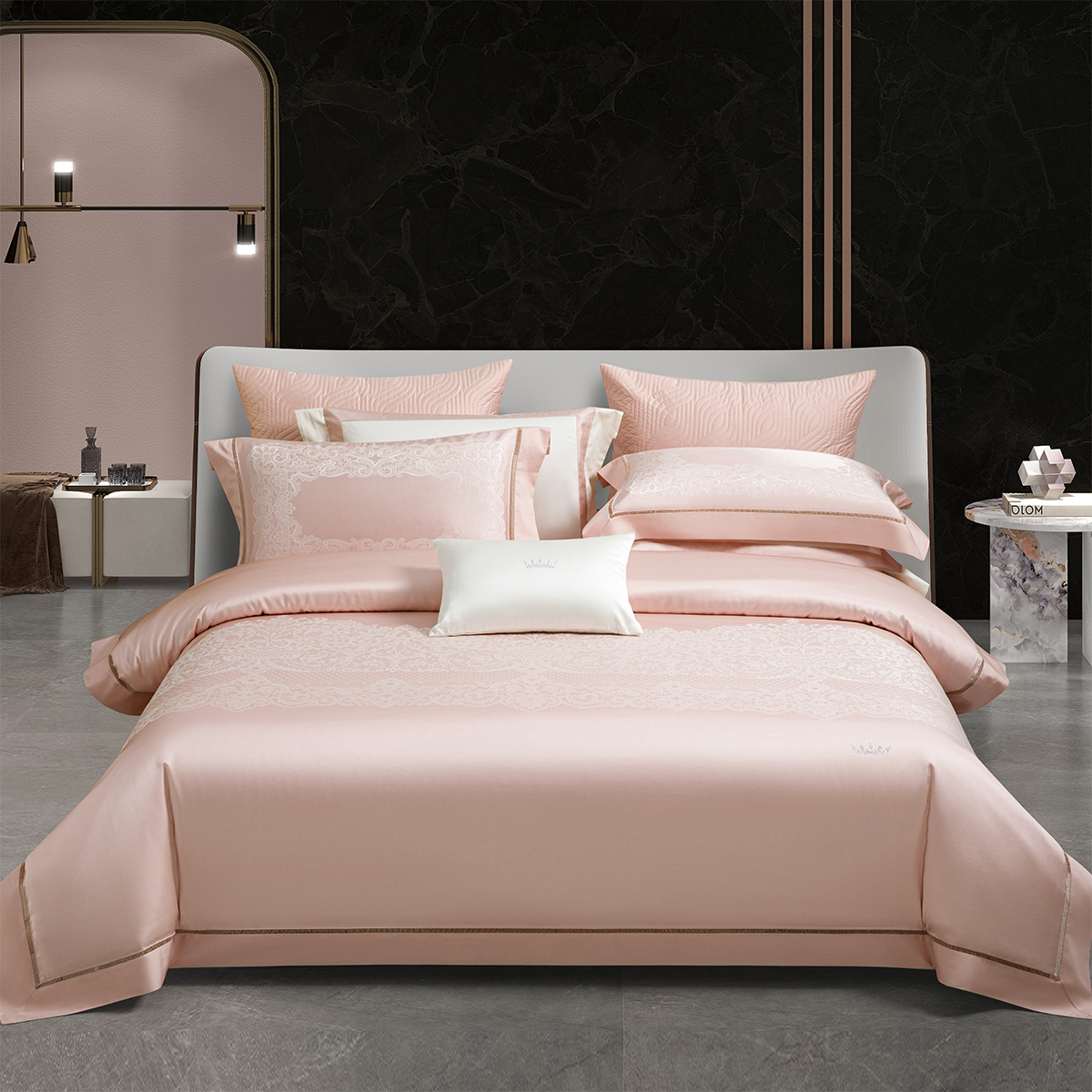 高端轻奢140支长绒棉提花四件套