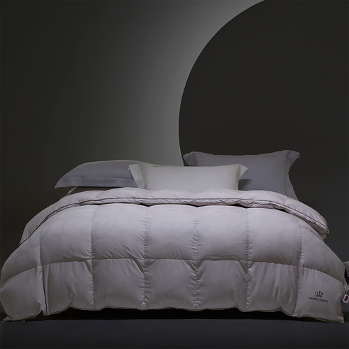 高端进口95%白鹅绒被保暖羽绒被