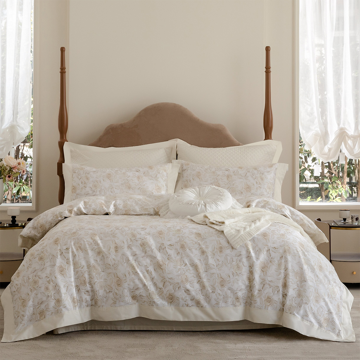 高端轻奢140支长绒棉印花四件套