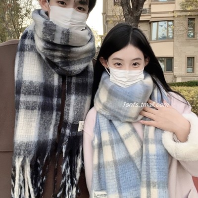 可写卡片祝福语冬季加厚围巾