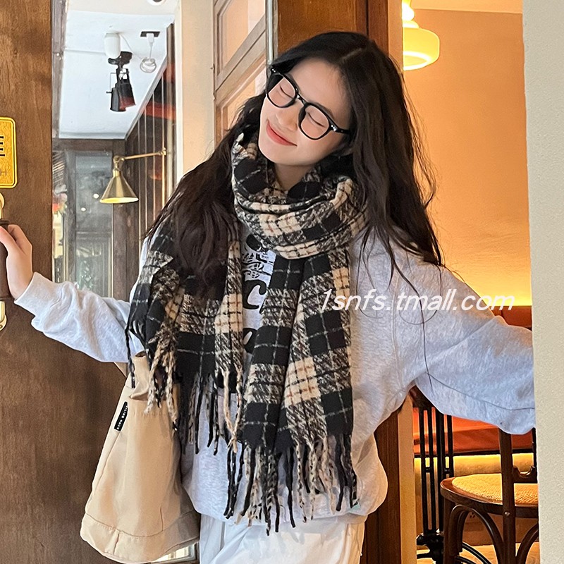 可写祝福语礼物盒装男女款围巾