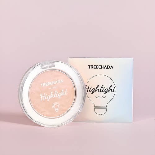 高光烘焙粉饼立体珠光提亮修容