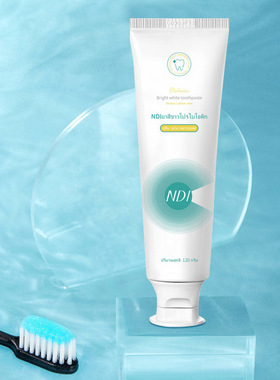 泰国NDI耀白牙膏益生菌清新口气防蛀清洁去黄去口气温和清爽