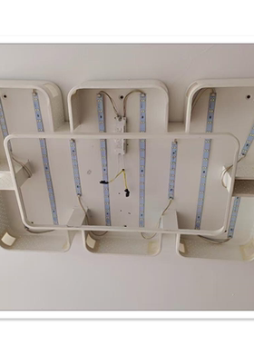 led灯条不规则长短吸顶灯带52cm22cm替换客厅灯长方形灯芯片三色